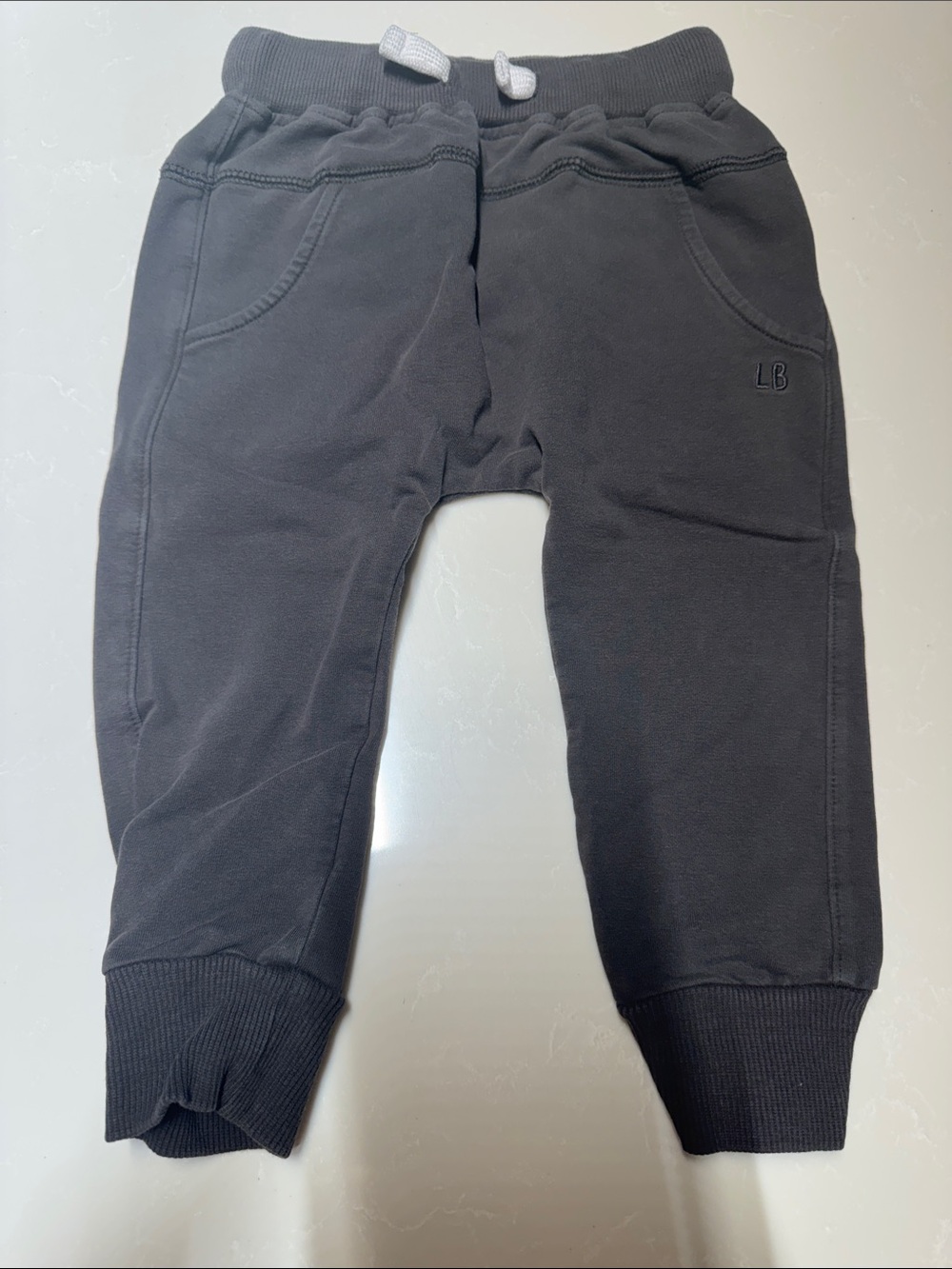 Little Bipsy Charcoal Kids Sweatpants with Drawstring